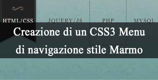 CSS3-Green-Marble-Menu